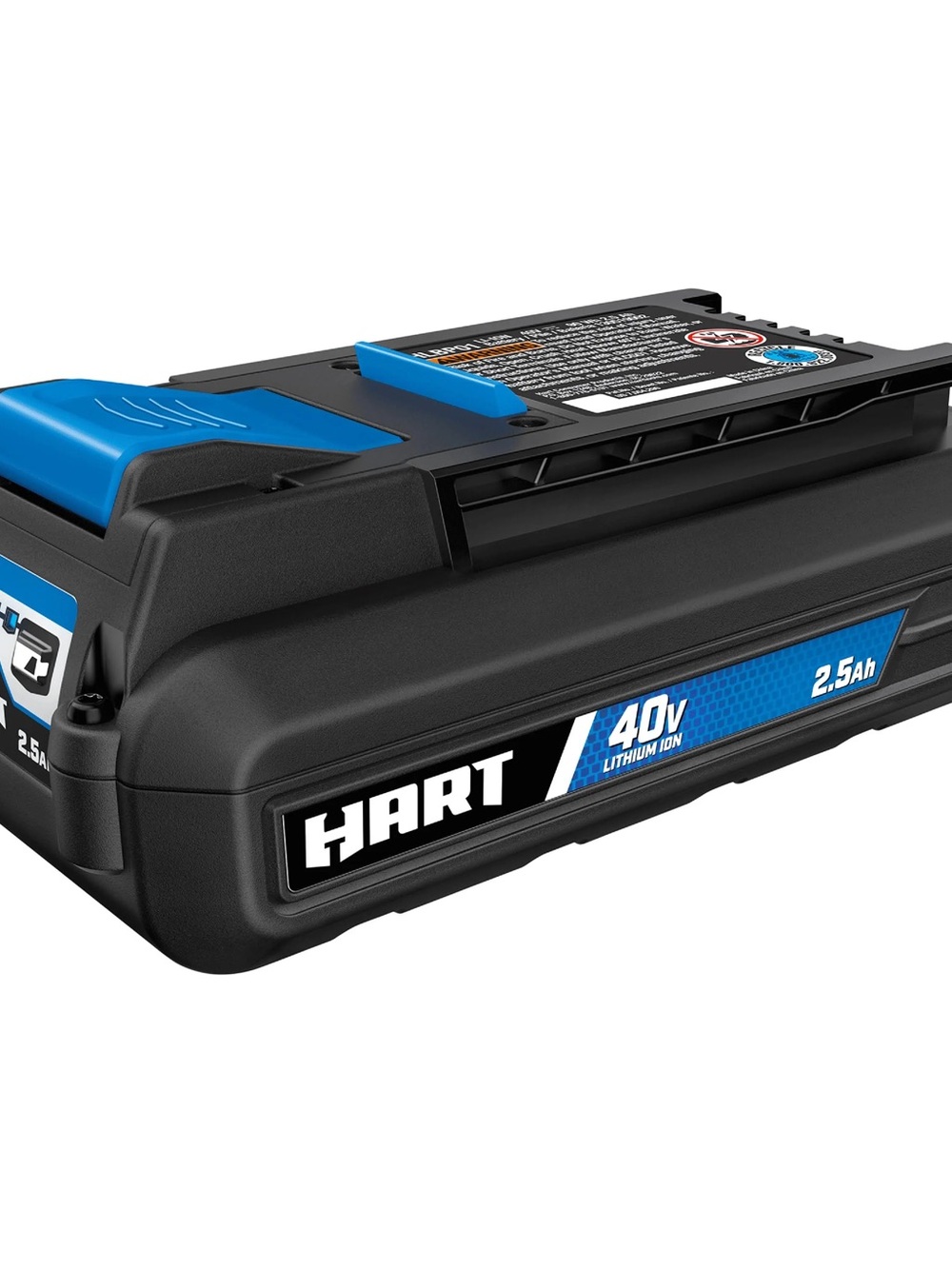 HART 40 Volt 2.5Ah Battery Accessory, Lithium-Ion, On-Board Fuel Gauge